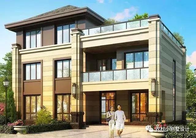 16款農(nóng)村兩層住宅鄉(xiāng)墅戶(hù)型圖，顏值比較高