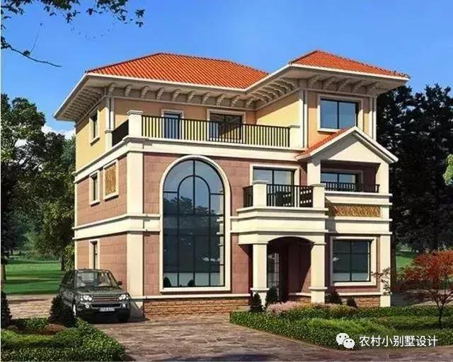 16款農(nóng)村兩層住宅鄉(xiāng)墅戶(hù)型圖，顏值比較高