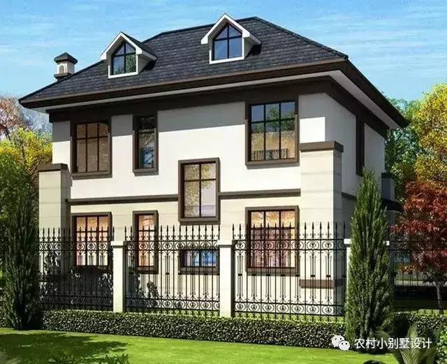 16款農(nóng)村兩層住宅鄉(xiāng)墅戶(hù)型圖，顏值比較高