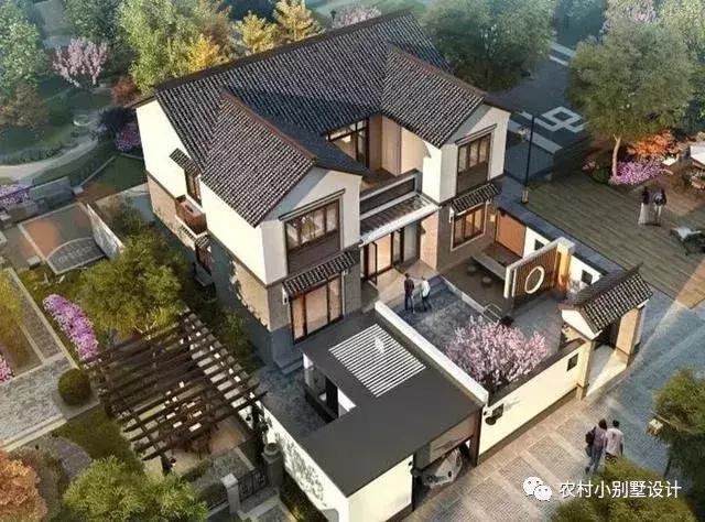 16款農(nóng)村兩層住宅鄉(xiāng)墅戶(hù)型圖，顏值比較高