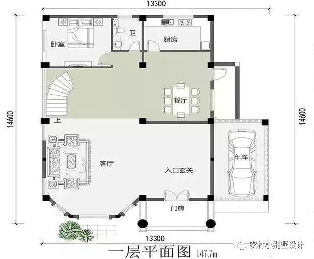 16款農(nóng)村兩層住宅鄉(xiāng)墅戶(hù)型圖，顏值比較高