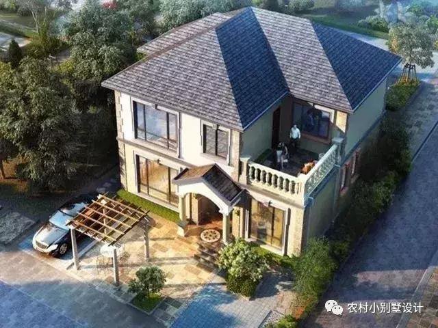 16款農(nóng)村兩層住宅鄉(xiāng)墅戶(hù)型圖，顏值比較高