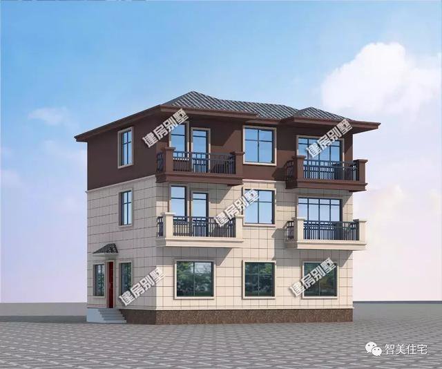 幾款新中式風格的農村住宅戶型圖，喜歡第一款的比較多