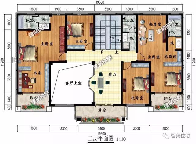 幾款新中式風格的農村住宅戶型圖，喜歡第一款的比較多