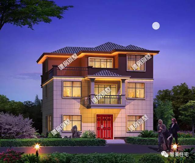 幾款新中式風格的農村住宅戶型圖，喜歡第一款的比較多