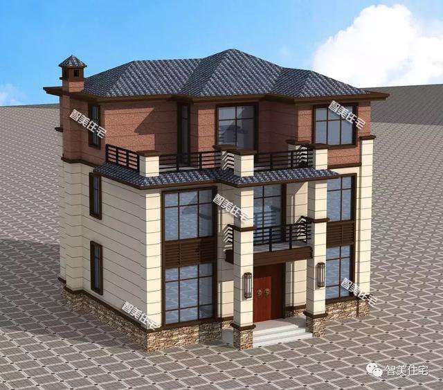 幾款新中式風格的農村住宅戶型圖，喜歡第一款的比較多