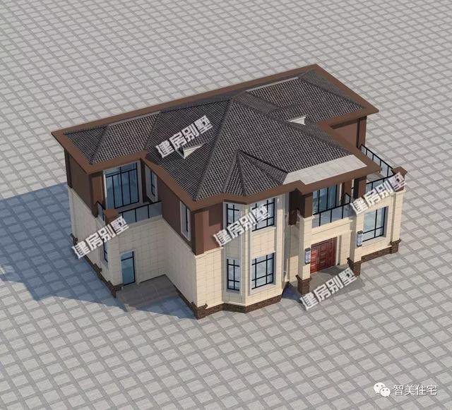 幾款新中式風格的農村住宅戶型圖，喜歡第一款的比較多