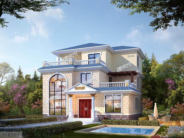 精選3款鄉(xiāng)村3層的歐式民宿戶型圖，設(shè)計(jì)的很實(shí)用