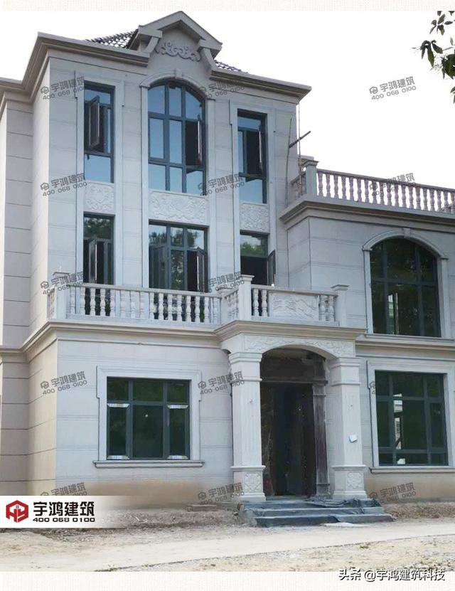 三款豪華大氣的農(nóng)村住房戶型圖，三層、四層都有