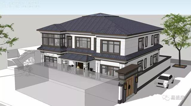 農(nóng)村自建二層養(yǎng)老住宅戶型圖，比買房便宜多了