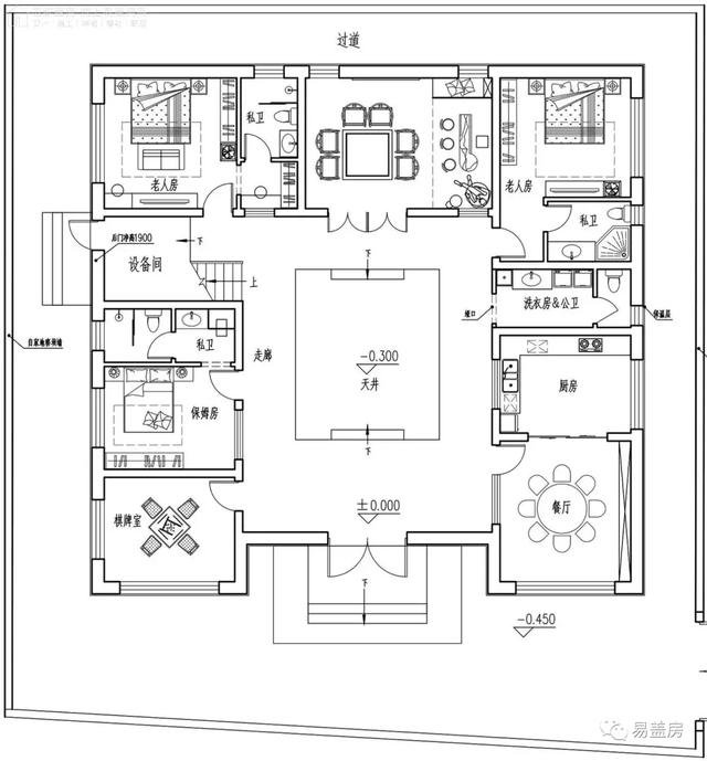 農(nóng)村自建二層養(yǎng)老住宅戶型圖，比買房便宜多了