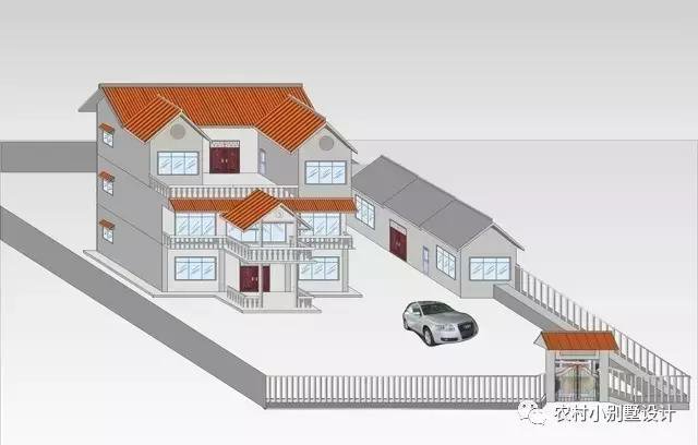比較接地氣的農(nóng)村民宿外觀效果圖片大全，看好可以定制戶型