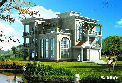 9款很美的別墅外觀圖片，第8款實景圖更好看
