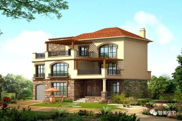9款很美的別墅外觀圖片，第8款實景圖更好看