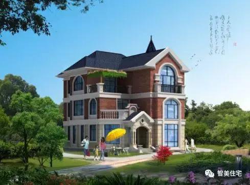 9款很美的別墅外觀圖片，第8款實景圖更好看