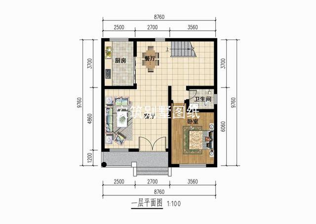 80平方米三層精致小洋樓戶型圖，還帶個大露臺