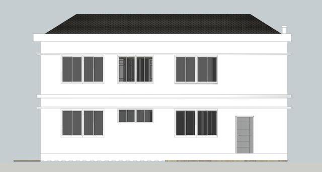 安徽老家自建農(nóng)村二層住宅戶型圖，帶小院，享受愜意生活