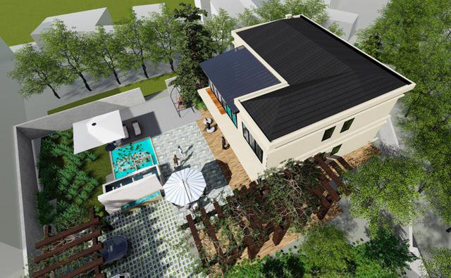 安徽老家自建農(nóng)村二層住宅戶型圖，帶小院，享受愜意生活