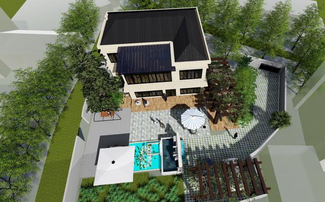 安徽老家自建農(nóng)村二層住宅戶型圖，帶小院，享受愜意生活