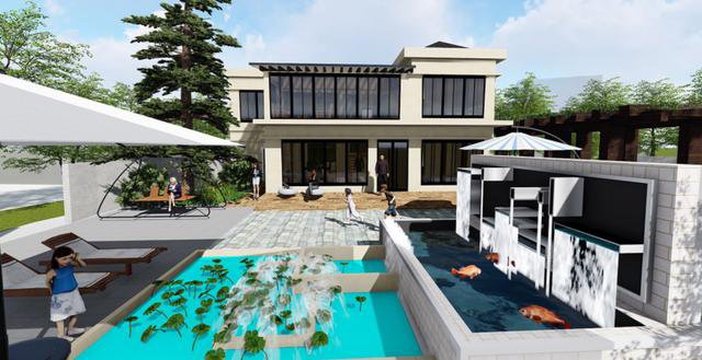 安徽老家自建農(nóng)村二層住宅戶型圖，帶小院，享受愜意生活