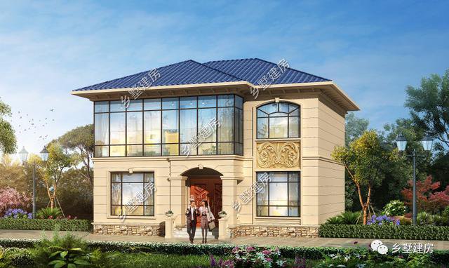 簡易二層房戶型設(shè)計方案圖，建一棟漂亮的二層別墅