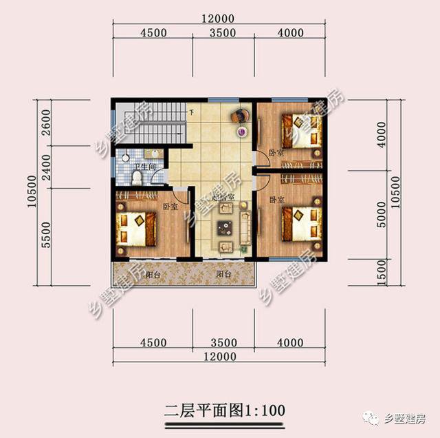 簡易二層房戶型設(shè)計方案圖，建一棟漂亮的二層別墅