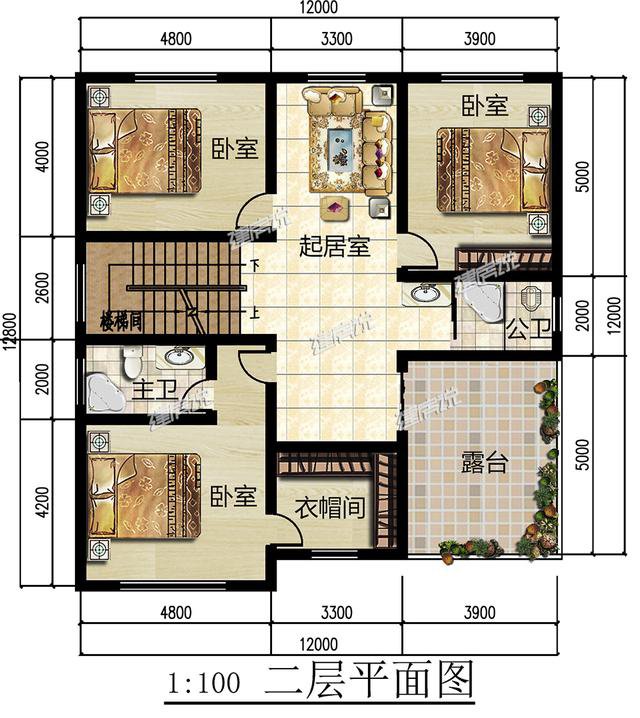 最適合農(nóng)村自建的歐式別墅戶型方案圖，造價40-49萬