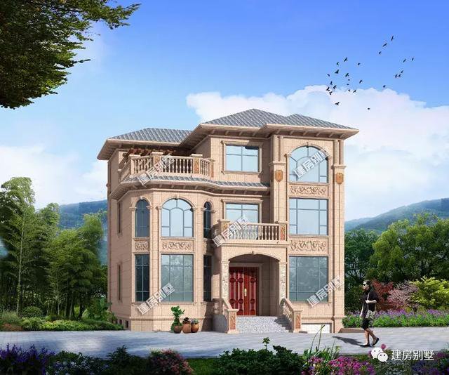 帶地下室設(shè)計的兩棟自建房，第一棟建造浙江農(nóng)村