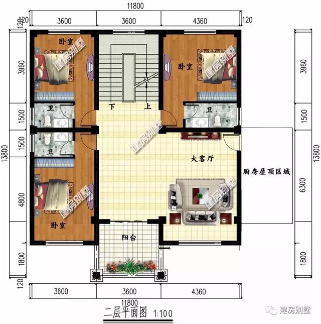 帶地下室設(shè)計的兩棟自建房，第一棟建造浙江農(nóng)村
