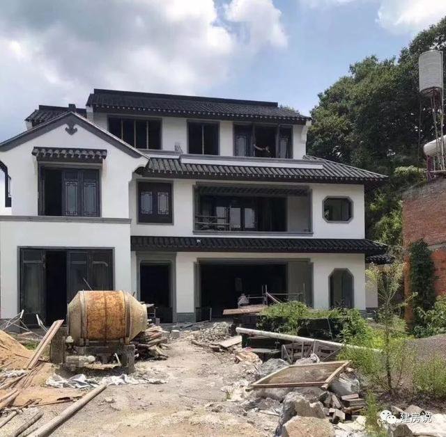 幾十棟漂亮鄉(xiāng)村別墅實景照片圖，一棟比一棟漂亮