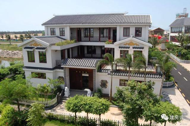幾十棟漂亮鄉(xiāng)村別墅實景照片圖，一棟比一棟漂亮