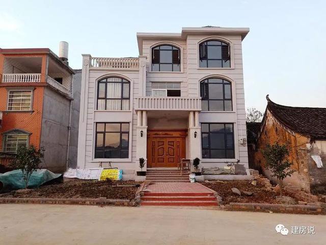 幾十棟漂亮鄉(xiāng)村別墅實景照片圖，一棟比一棟漂亮