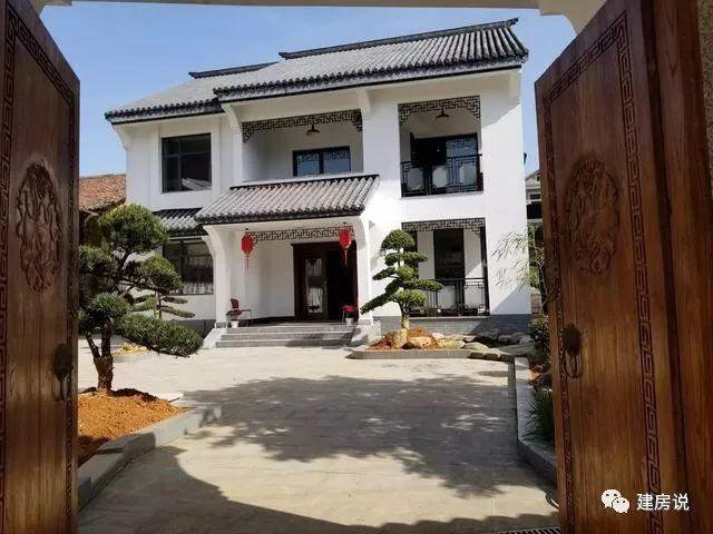 幾十棟漂亮鄉(xiāng)村別墅實景照片圖，一棟比一棟漂亮