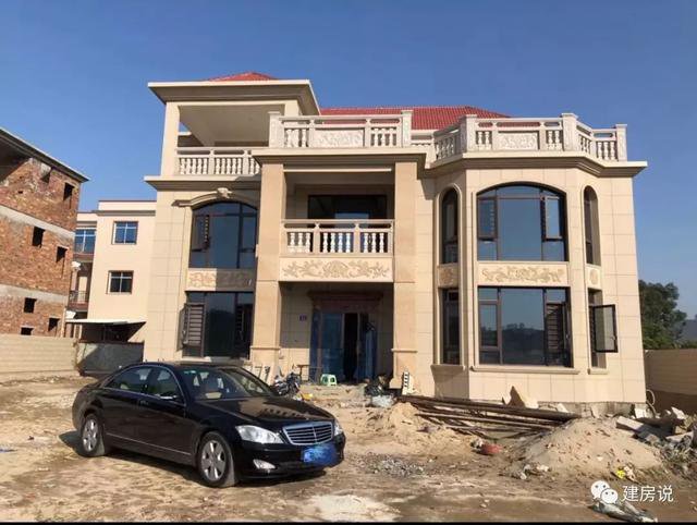 幾十棟漂亮鄉(xiāng)村別墅實景照片圖，一棟比一棟漂亮