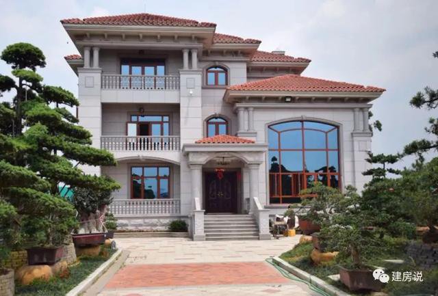 幾十棟漂亮鄉(xiāng)村別墅實景照片圖，一棟比一棟漂亮