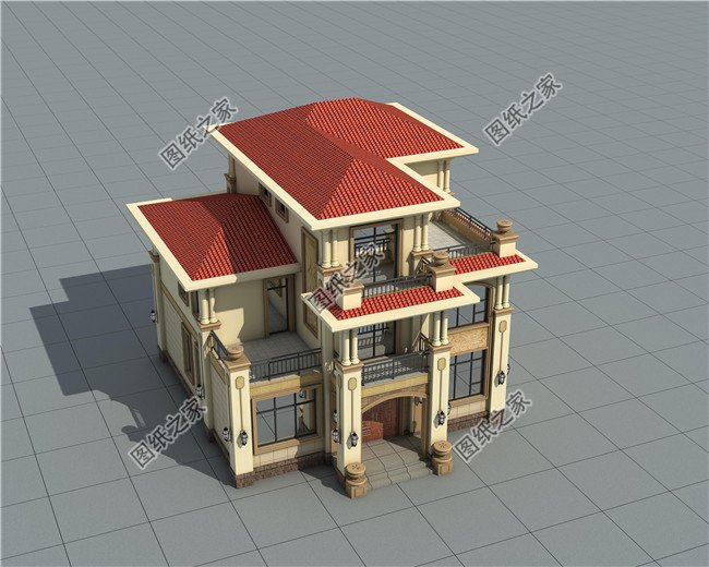 115平方米新農(nóng)村三層房屋設(shè)計(jì)圖，預(yù)算25萬左右