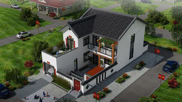 中式帶小院民宿平面戶型圖，這種設(shè)計(jì)誰不喜歡？