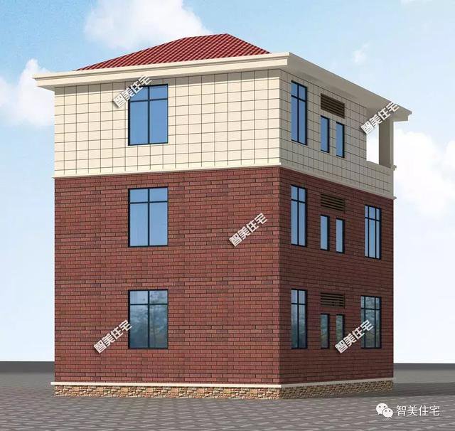 5棟寬8-9米的別墅設計方案戶型，宅基地小不用愁