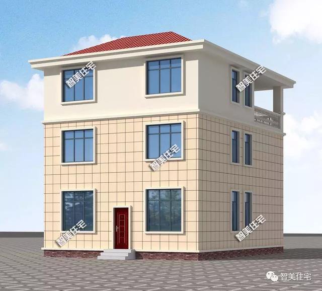 5棟寬8-9米的別墅設計方案戶型，宅基地小不用愁
