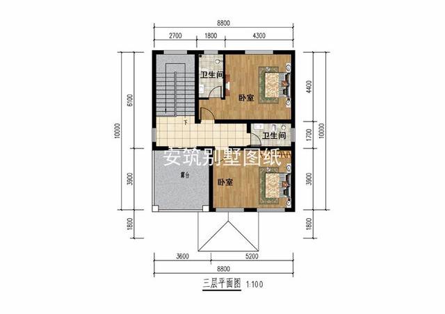 百平的三層歐式小別墅方案，精致小巧誰都建得起