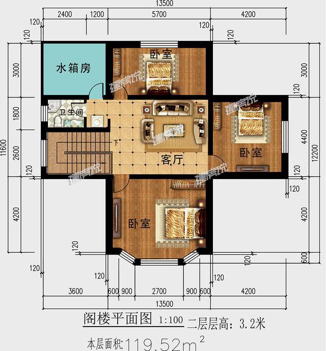 10款一層平房別墅民宿戶型方案圖，各種風(fēng)格都有
