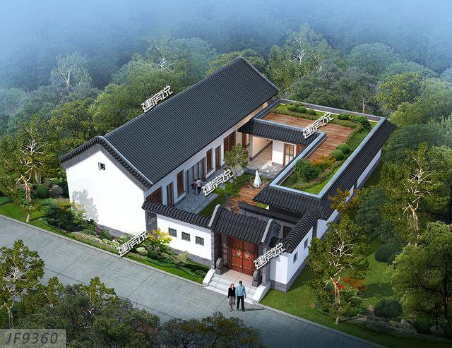 10款一層平房別墅民宿戶型方案圖，各種風(fēng)格都有