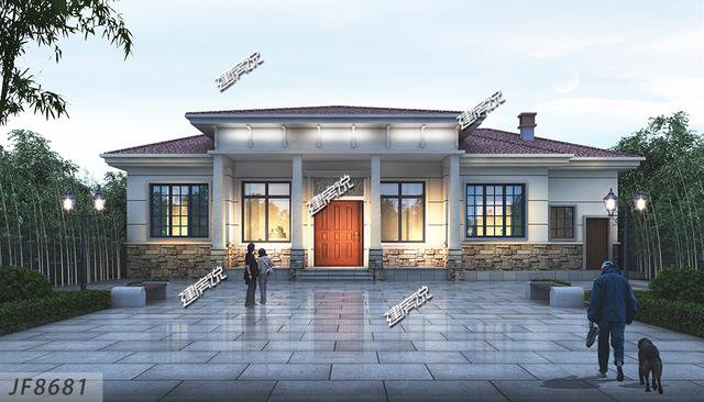 10款一層平房別墅民宿戶型方案圖，各種風(fēng)格都有