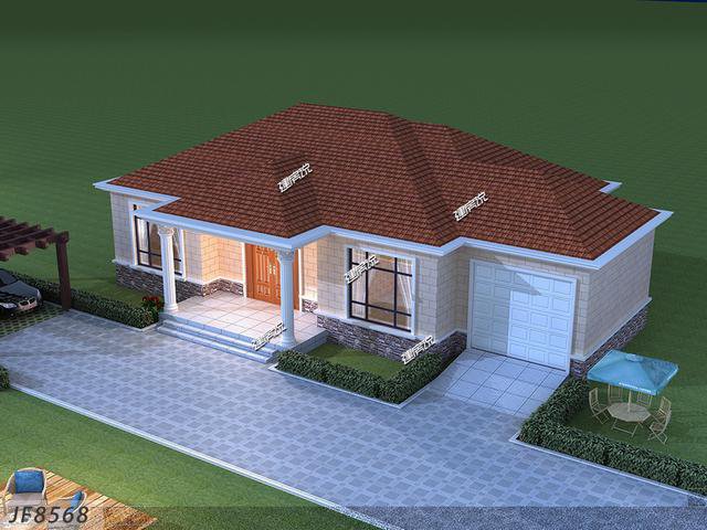 10款一層平房別墅民宿戶型方案圖，各種風(fēng)格都有