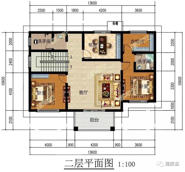 不帶廚房的自建房別墅戶型方案圖，不帶廚房設(shè)計(jì)圖