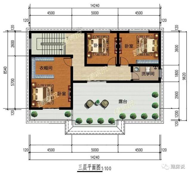 不帶廚房的自建房別墅戶型方案圖，不帶廚房設(shè)計(jì)圖