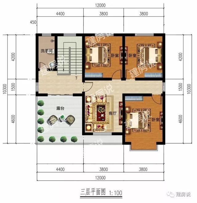 不帶廚房的自建房別墅戶型方案圖，不帶廚房設(shè)計(jì)圖