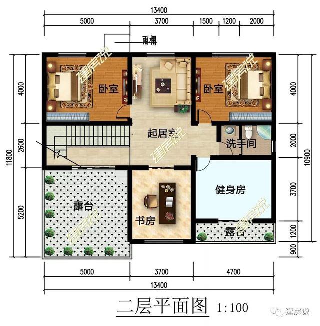 不帶廚房的自建房別墅戶型方案圖，不帶廚房設(shè)計(jì)圖