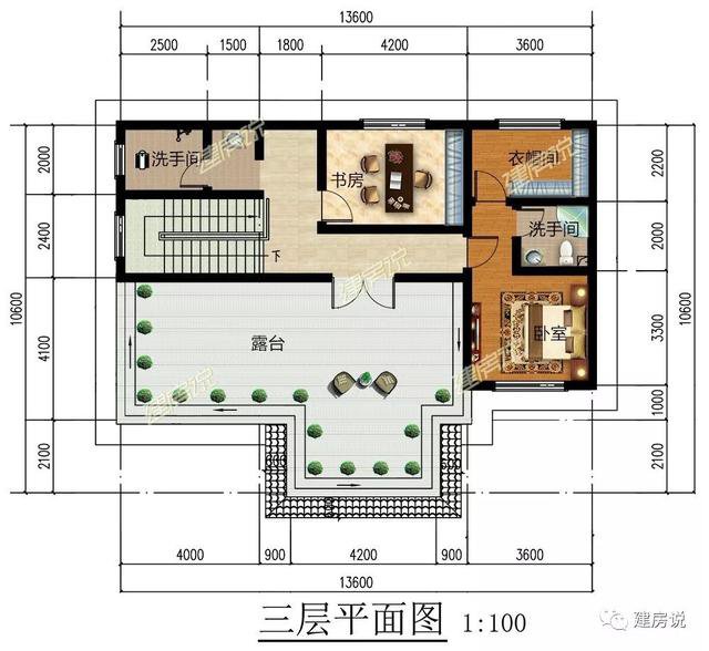 不帶廚房的自建房別墅戶型方案圖，不帶廚房設(shè)計(jì)圖