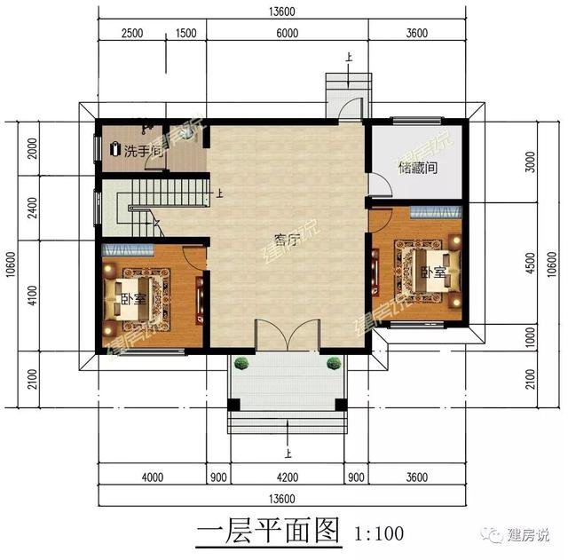 不帶廚房的自建房別墅戶型方案圖，不帶廚房設(shè)計(jì)圖
